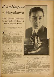 Thumbnail of the first page of the facsimile for What Happened to Hayakawa.