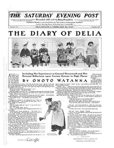 Thumbnail of the first page of the facsimile for The Diary of Delia (Part 1).