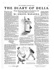 Thumbnail of the first page of the facsimile for The Diary of Delia (Part 2).