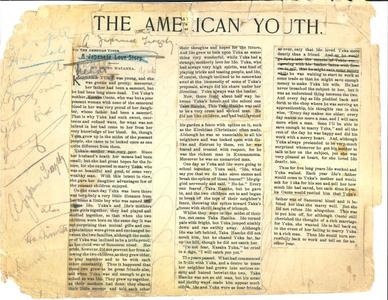 Thumbnail of the first page of the facsimile for A Japanese Love Story.