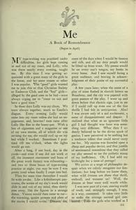 Thumbnail of the first page of the facsimile for Me: A Book of Remembrance (Part 3).