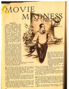 Thumbnail of the first page of the facsimile for Movie Madness [Part Three].