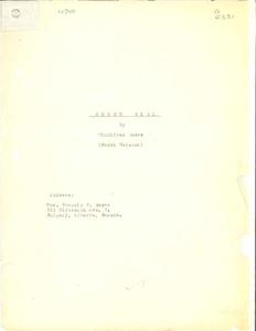 Thumbnail of the first page of the facsimile for Tough Girl.