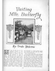 Thumbnail of the first page of the facsimile for Visiting Mlle. Butterfly.